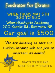 Ukraine fundraising event details and donation information.