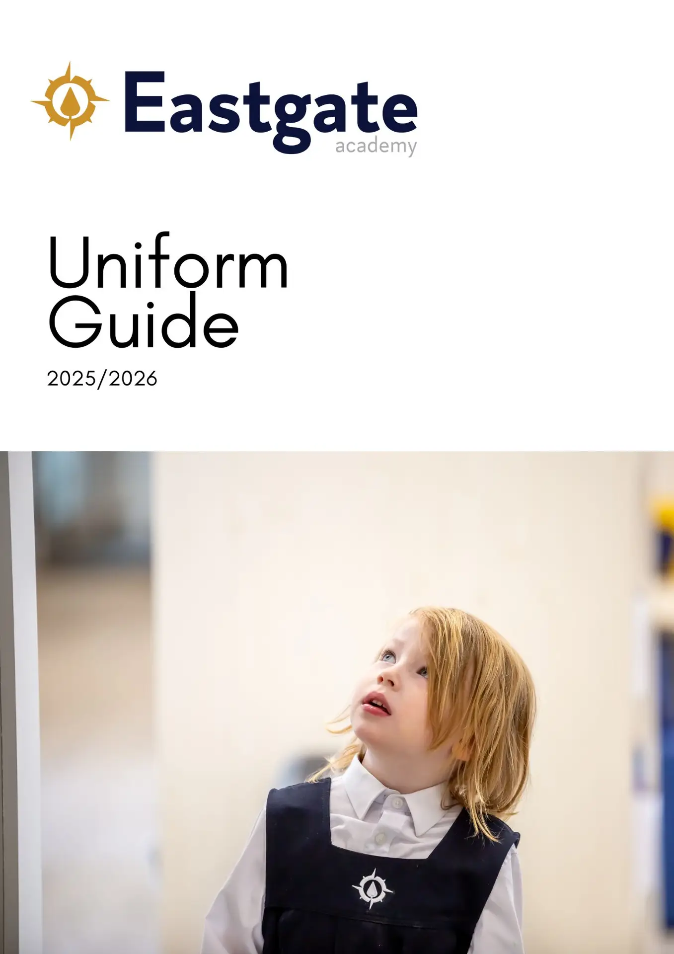 Eastgate Academy 2025 Uniform Guide Cover